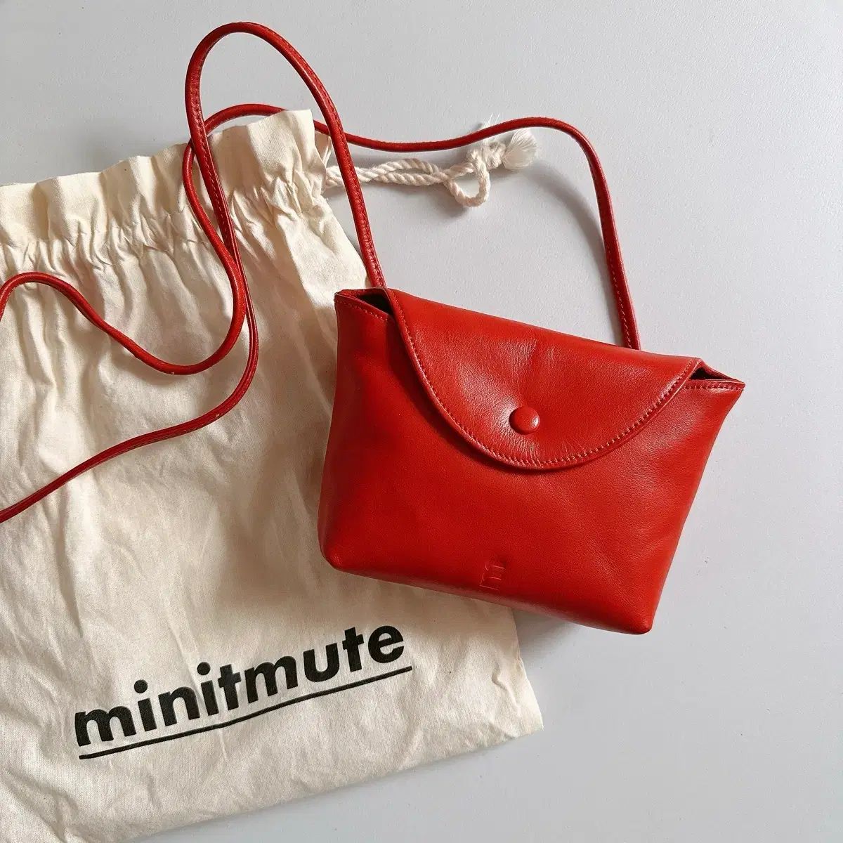 MINITMUTE ミニミュート ベルカバッグ レッド