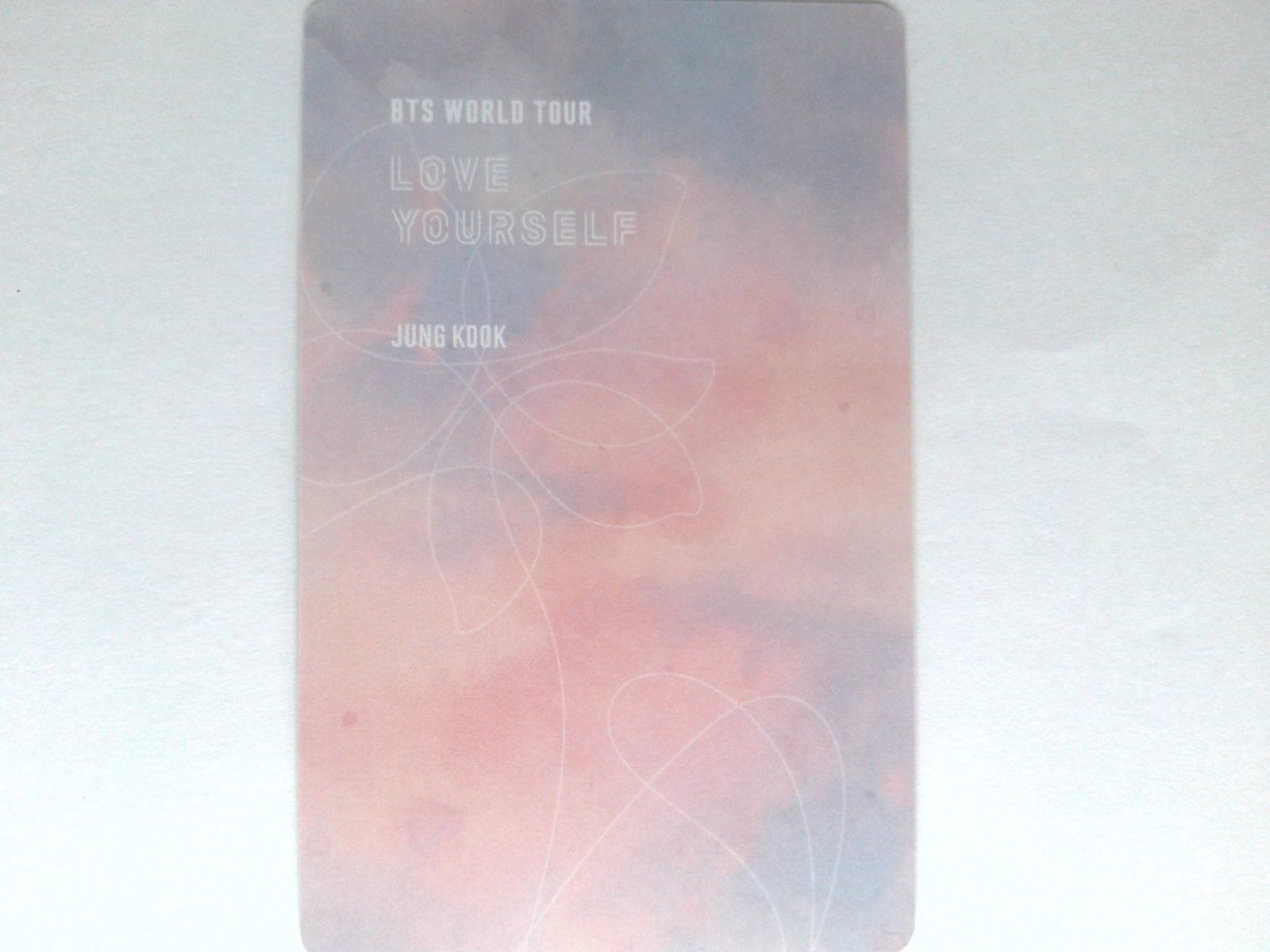 BTS JUNGKOOK トレカ WORLD TOUR 'LOVE YOURSELF' SEOUL DVD