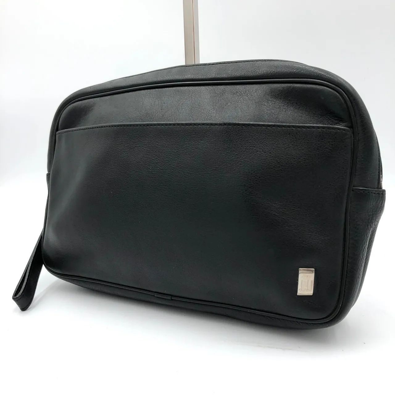 ダンヒル dunhill セカンドバッグ クラッチバッグ レザー ブラック 黒