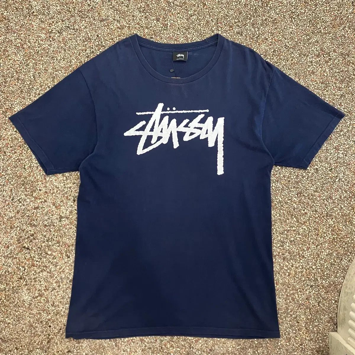 STUSSY ステューシー ロゴ 半袖 ネイビー ヴィンテージ