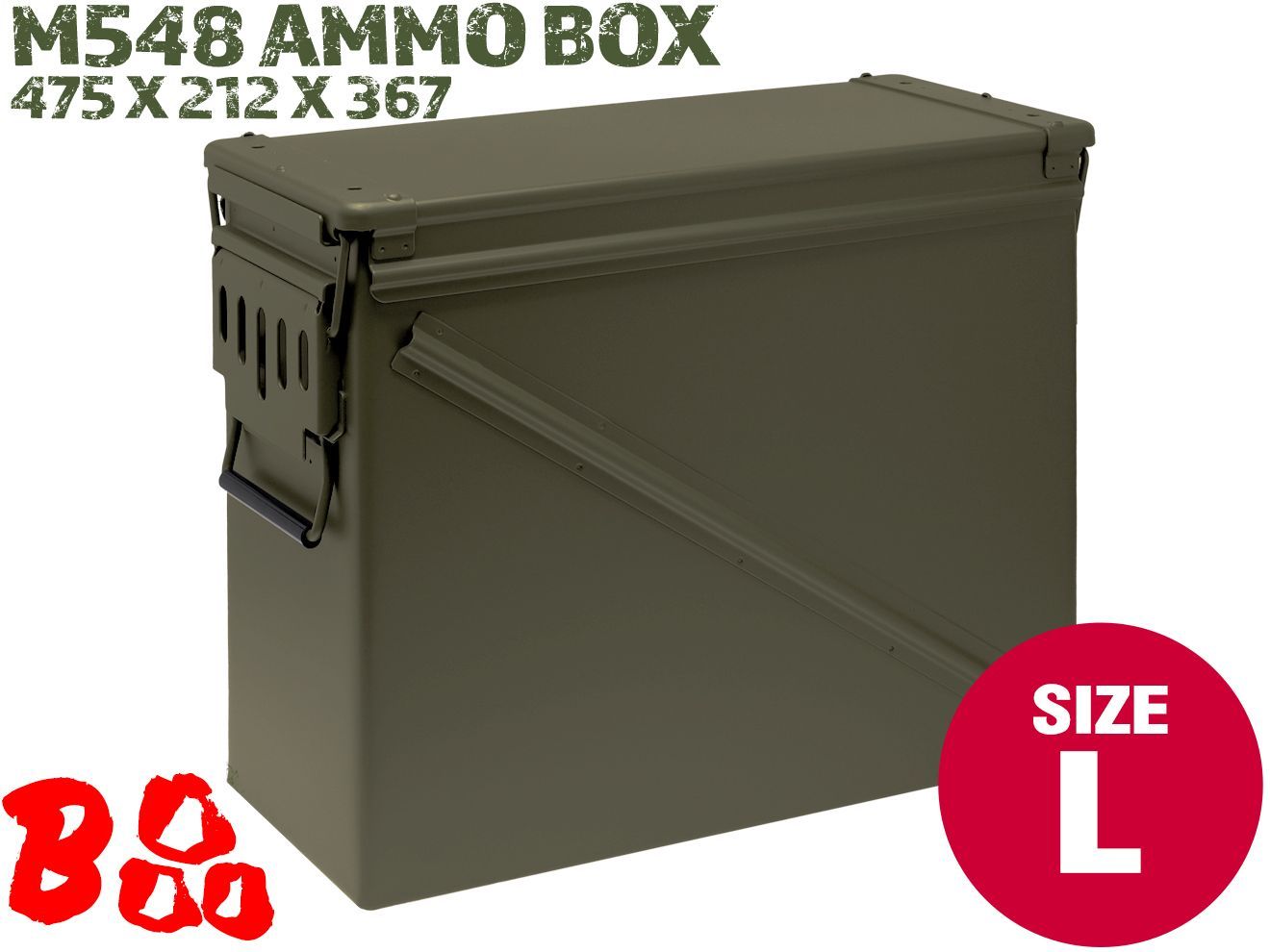 【B品】MILITARY-BASE(ミリタリーベース)M548タイプ 40mm アンモボックス