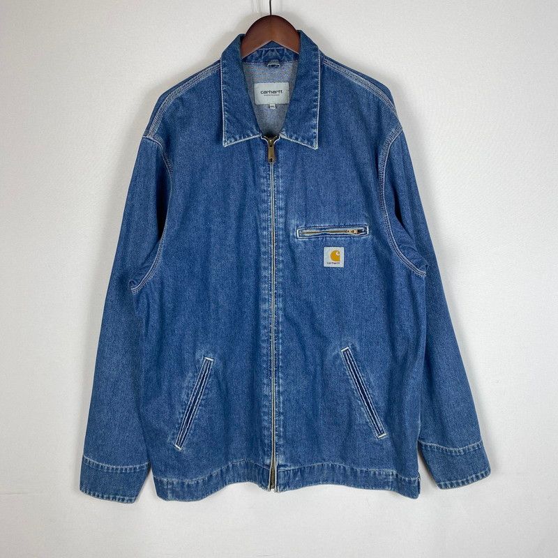 【中古品】 Carhartt WIP カーハート ワークインプログレス DENIM DETROIT JACKET IO24846 デニム デトロイトジャケット アウター デニムジャケット Gジャン 【145-260518-ks-16-tei】