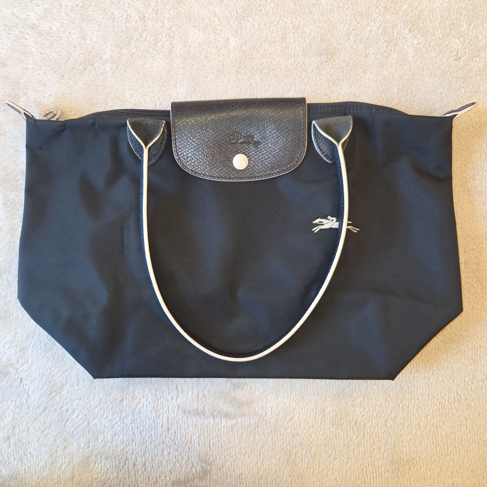 LONGCHAMP ル プリアージュ トートバッグ／ ナイロン ブラック 黒 