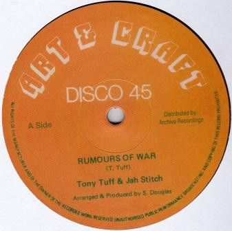 12” Tony Tuff & Jah Stitch Rumours Of War NONE /00250