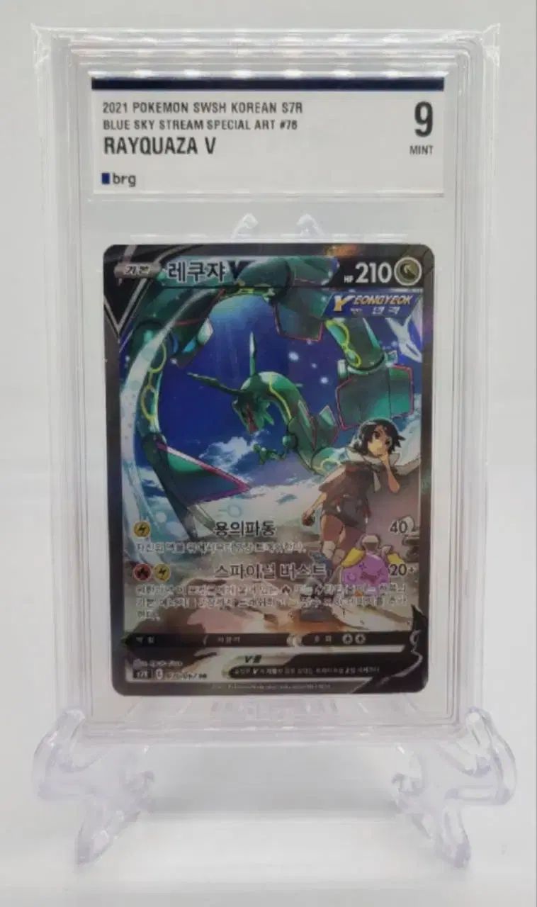 BRG 9 ポケモンカード 蒼空ストリーム レックウザv スペシャルアート BRG 級カード