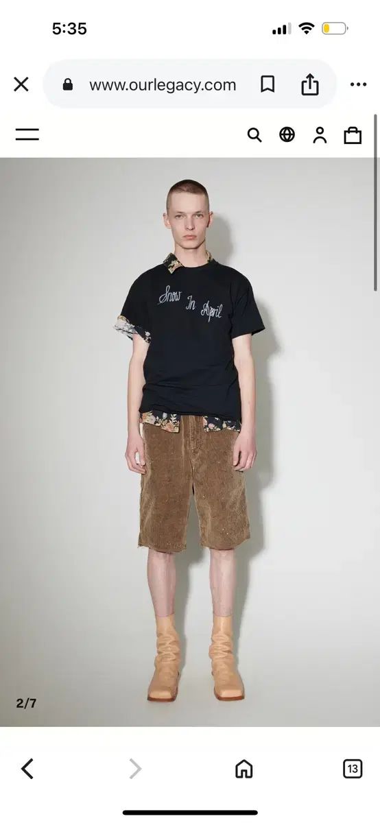 46 OUR LEGACY ジョイ インナー ショートパンツ ハーフパンツ