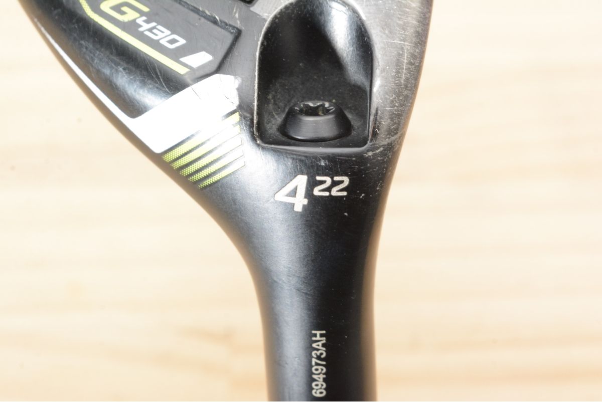 高弾道 直進性◎】ピン PING G430 ユーティリティ 4U 22° PING TOUR