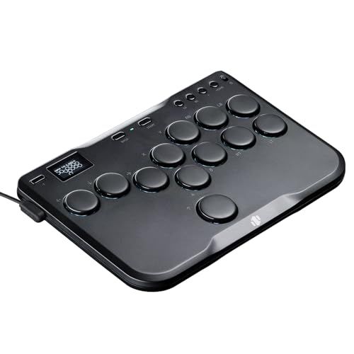 Haute42 レバーレスコントローラー: 軽量パッド 12 - トーナメント ロック スイッチ - 12 キー Crystal ロープロファイル スイッチ - PC/Switch/PS3/PS4コントローラーkk 3da12de3
