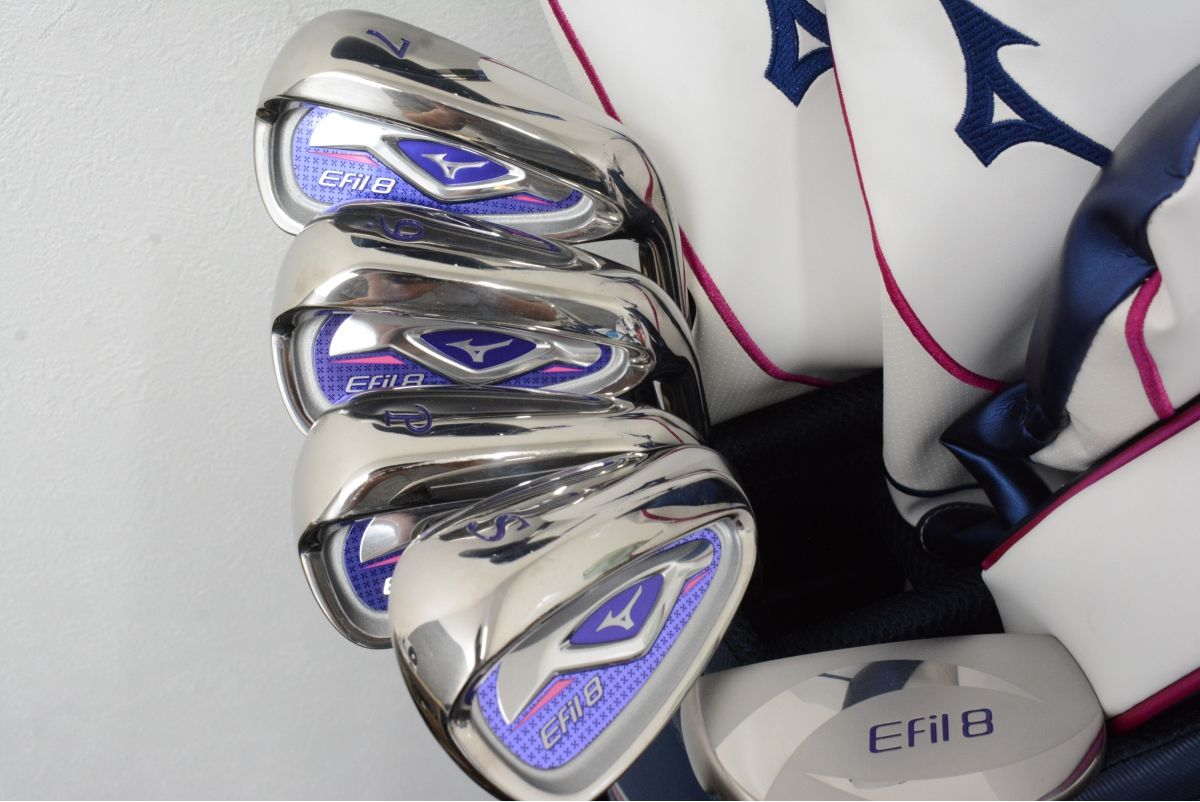 レディース】ミズノ MIZUNO EFIL-8 レディース ゴルフクラブ 8本セット