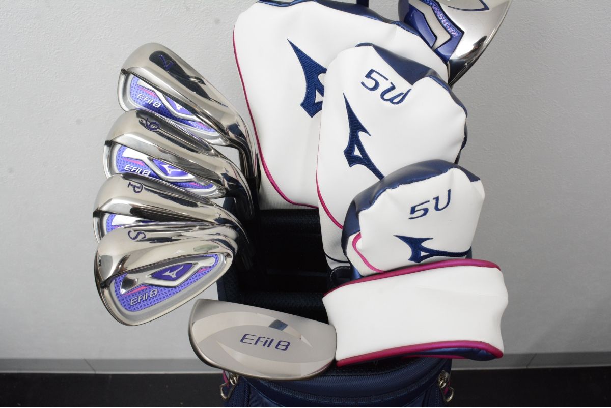 レディース】ミズノ MIZUNO EFIL-8 レディース ゴルフクラブ 8本セット
