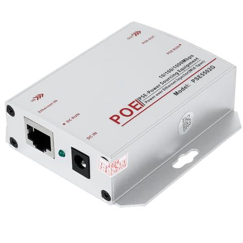 ギガビット産業用 30W PoE+ インジェクター、低電圧 DC 12-48V 入力を 48V PoE 出力に変換、IEEE802.3af/at、さまざまなシナリオに対応する DIN レールおよび壁取り付けインジェクター (PSE5502G) f47a1922