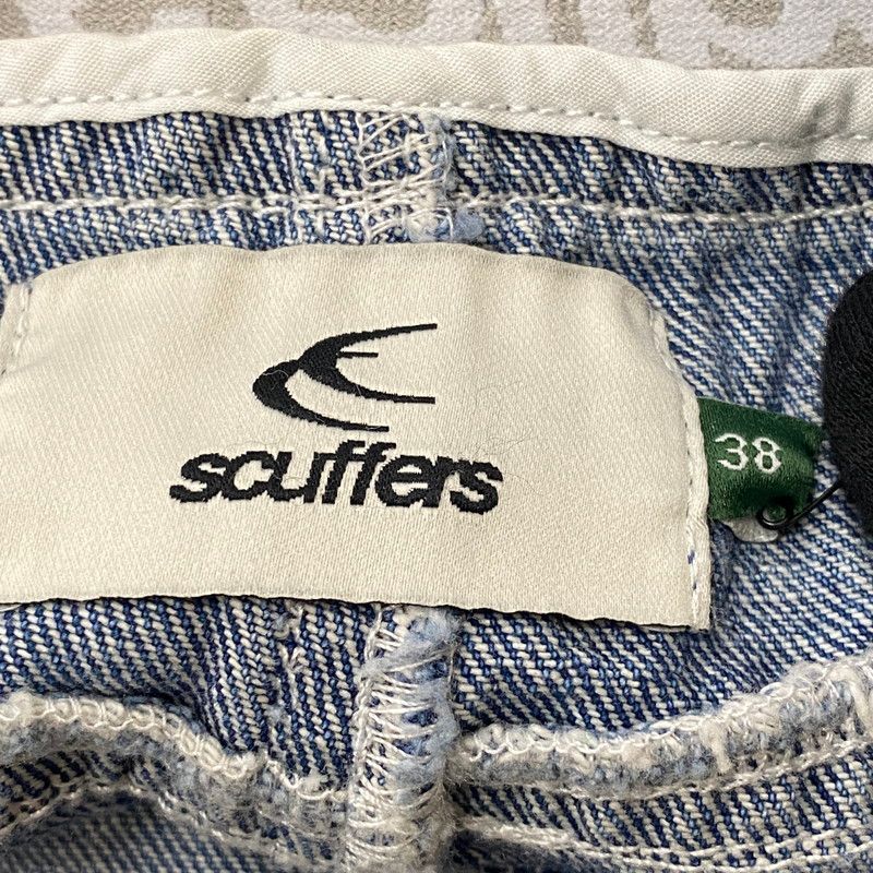中古品】 SCUFFERS スカッファー MOWA BLUE JORTS モア ブルー スカッファー デニムショーツ