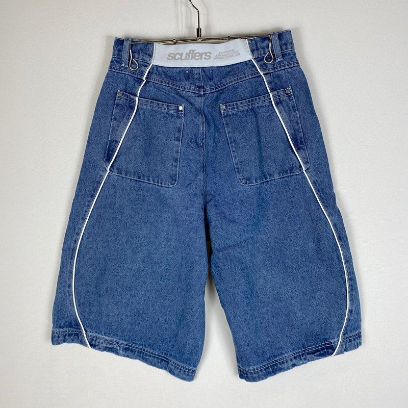 中古品】 SCUFFERS スカッファー MOWA BLUE JORTS モア ブルー スカッファー デニムショーツ