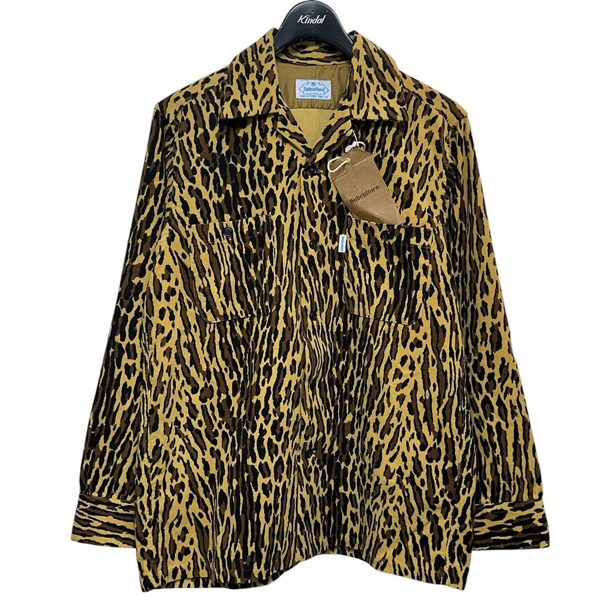 Subculture 26SS LEOPARD CORDUROY SHIRT レオパードコーデュロイ