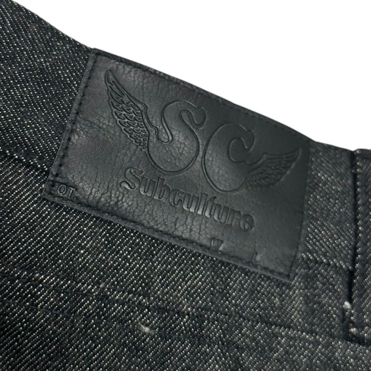 Subculture 26SS DENIM PANTS S01XX BLACK ／ RIGID デニムパンツ SCPT