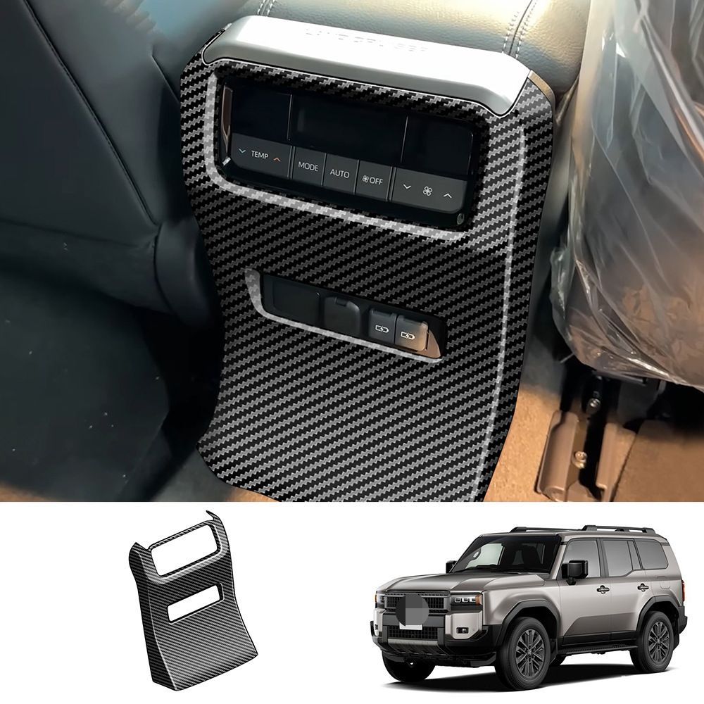 【送料無料】トヨタ ランドクルーザープラド LC250 (Toyota Land Cruiser Prado LC250) 2024 専用 後席キックガード 防汚プロテクター インテリア ドレスアップ カスタム 簡単取付 おしゃれ 高級感 傷防止