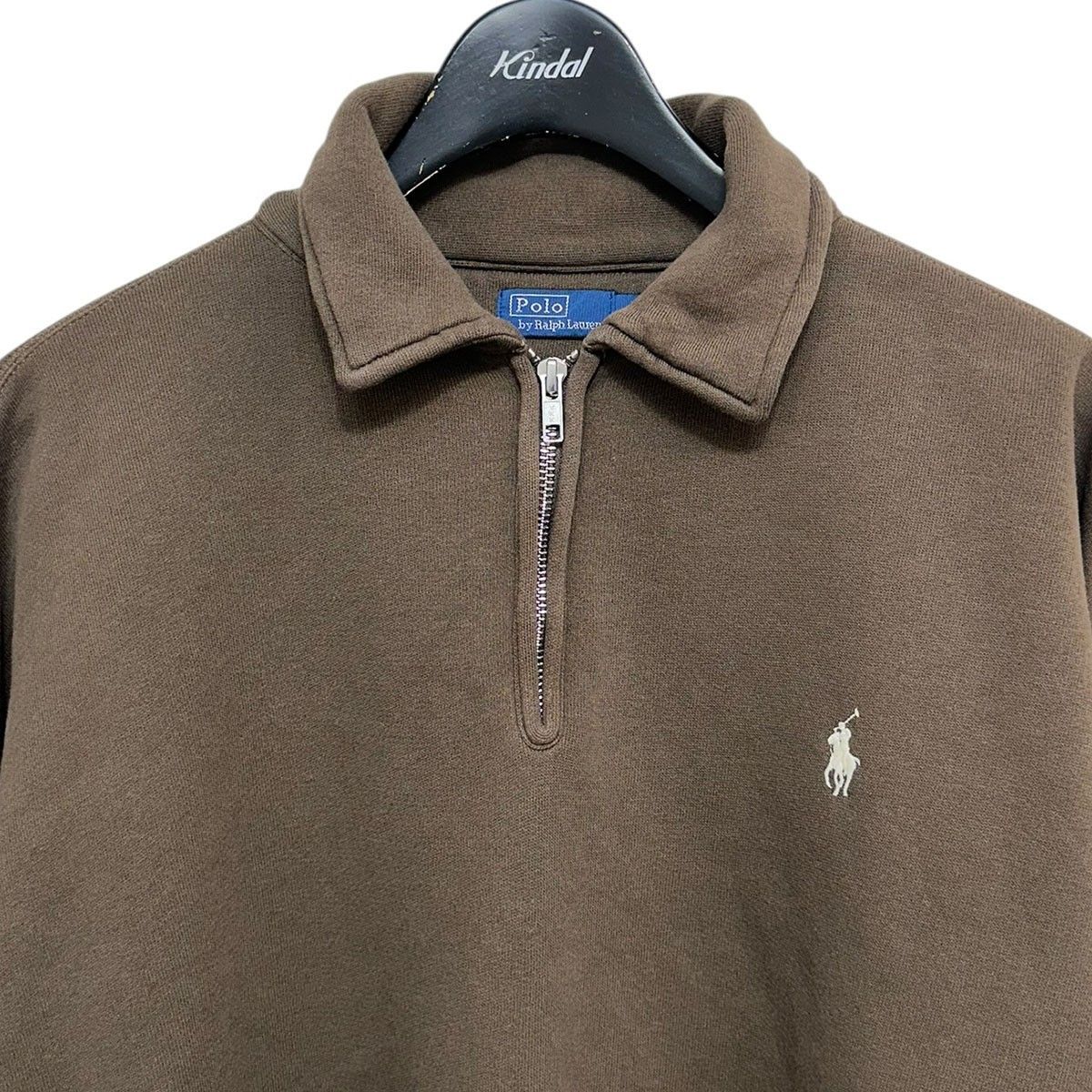 POLO RALPH LAUREN フリース クォータージップ ハーフジップスウェット