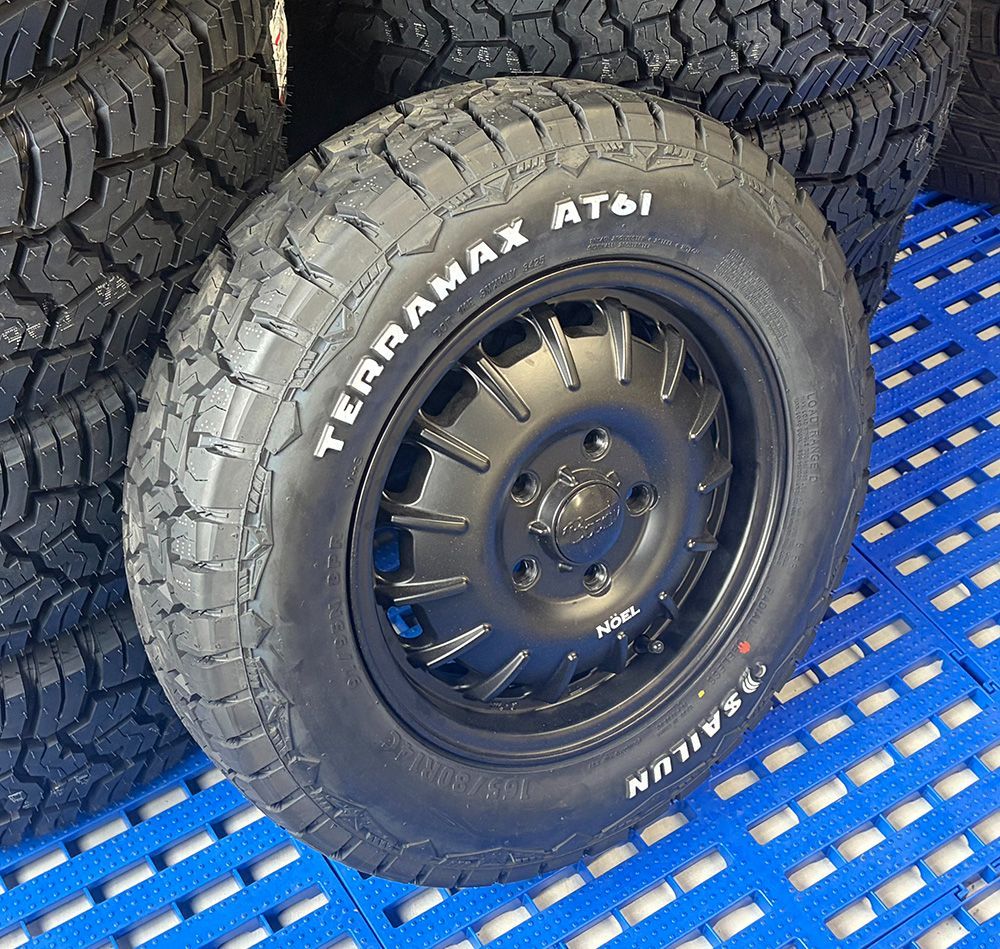 新品 タイヤホイール ４本セット プロボックス ADバン 14インチ サイルン テラマックス AT61 165/80R14 97/95N Bounty NOEL