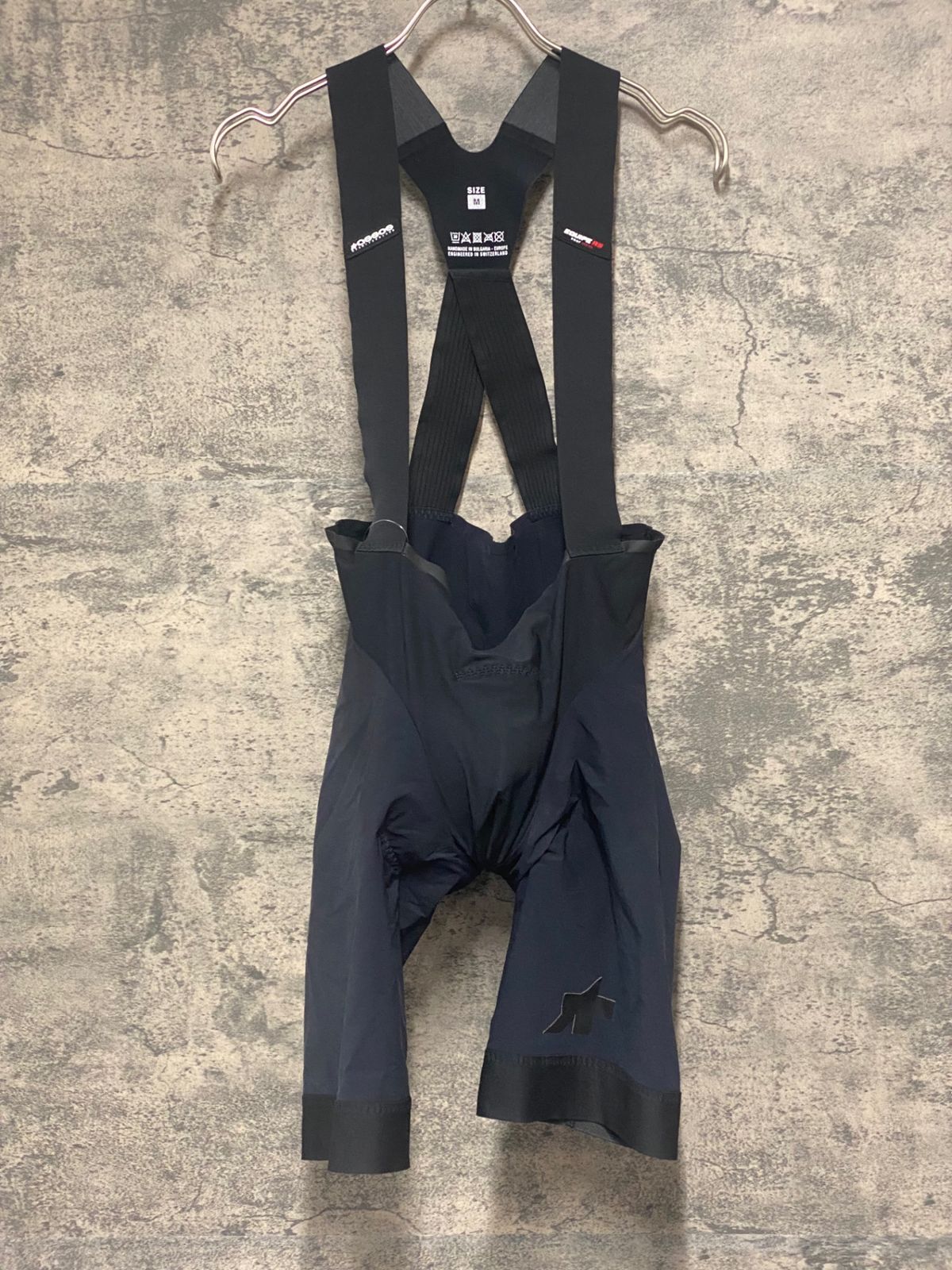 KE540 アソス ASSOS EQUIPE RS PROF SERIES ビブショーツ 黒 M ※スレ
