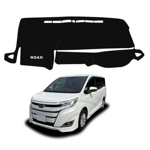ZdeduoCar ダッシュボードマット トヨタ ノア 80系に適用 VOXY NOAH専用設計 UVカット 断熱フランネル ダッシュボードカバー 反射軽減 滑り止め仕様 ダッシュボード 保護マット 簡単取付 インテリア保護 0