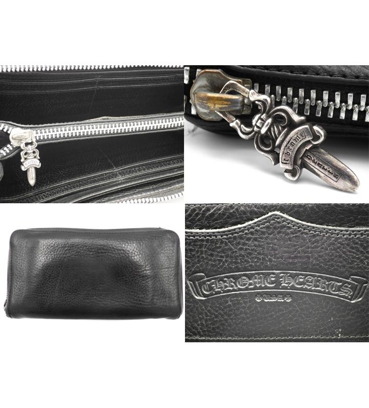 クロムハーツ CHROME HEARTS 【 REC F ZIP PLANE 】 プレーン ラウンド