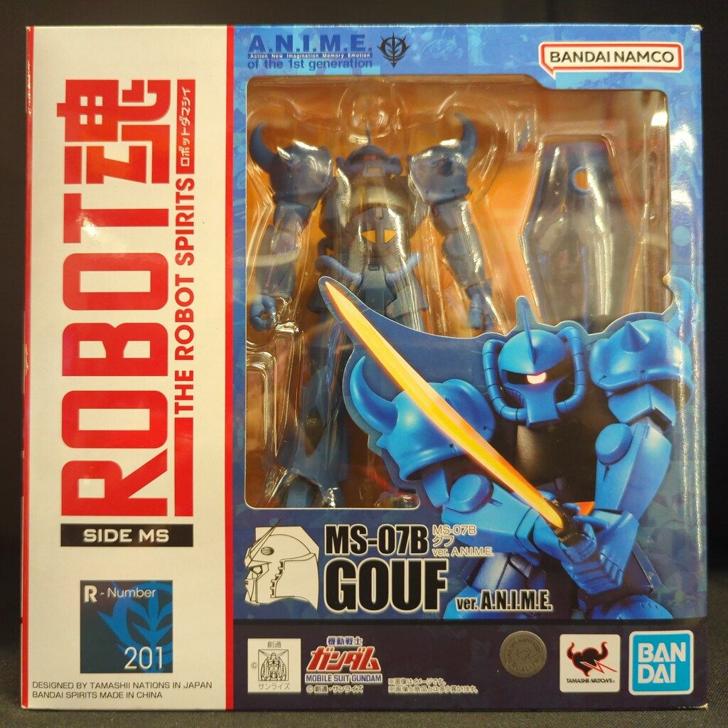 BANDAI SPIRITS ROBOT魂<SIDE MS> バンダイナムコ版 グフ ver. A.N.I.M.E. バンダイナムコ版 201 の商品写真