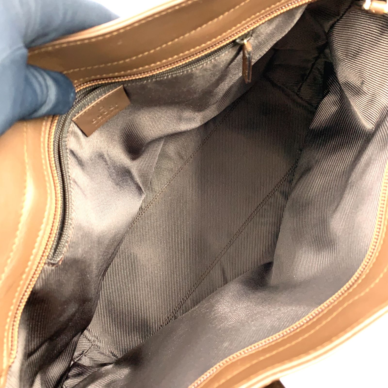 限定価格】GUCCI GGキャンバス レザー×キャンバス ブラウン×ベージュ 