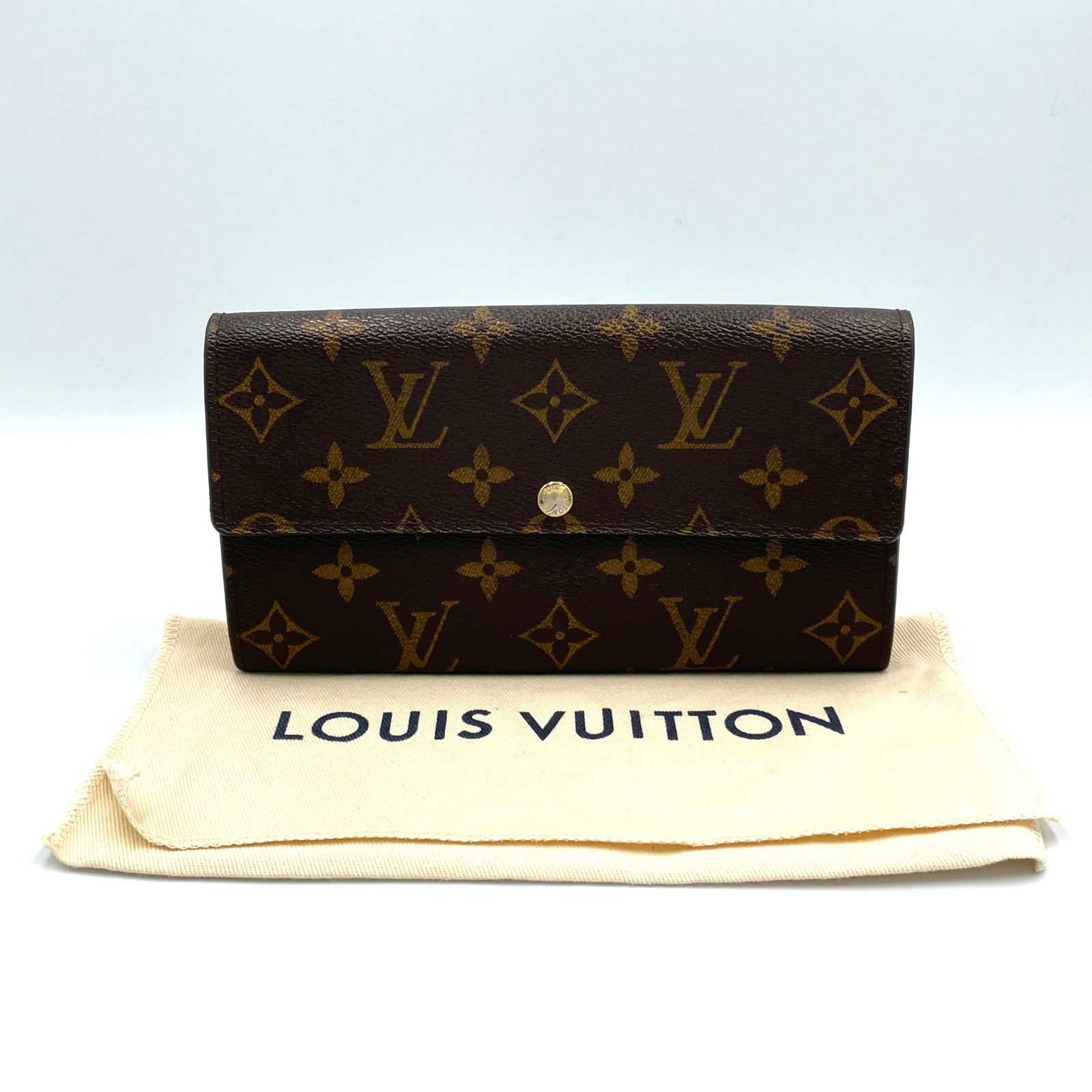 限定価格】LOUIS VUITTON ポルトフォイユ サラ モノグラム モノグラム 