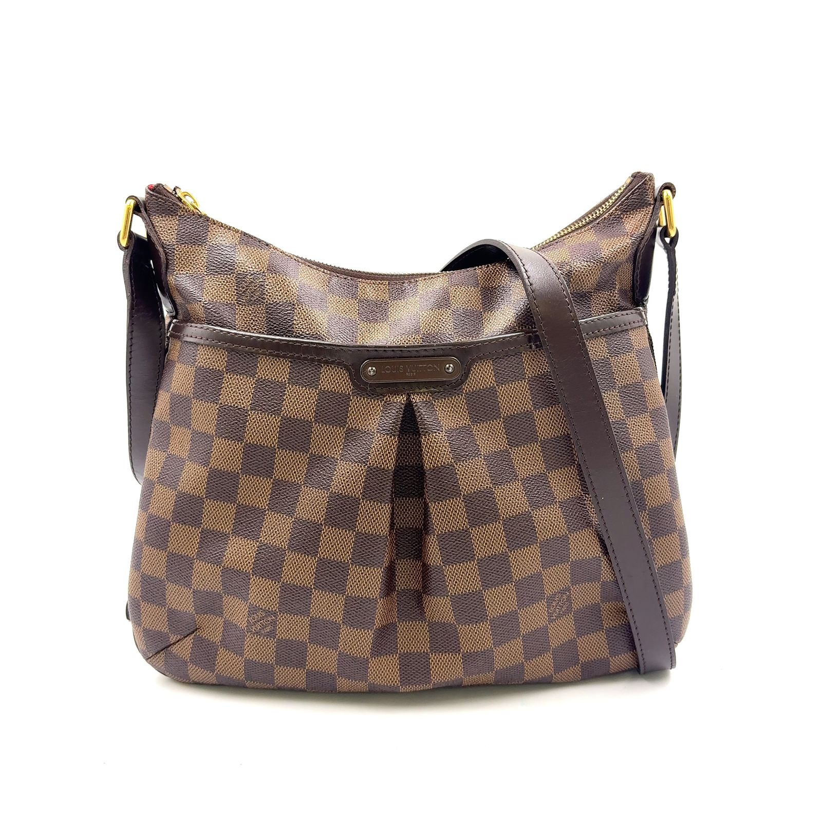【限定価格】LOUIS VUITTON ブルームズベリPM ダミエエベヌ ダミエエベヌ レザー×PVC ブラウン ショルダーバッグ ゴールド N42251