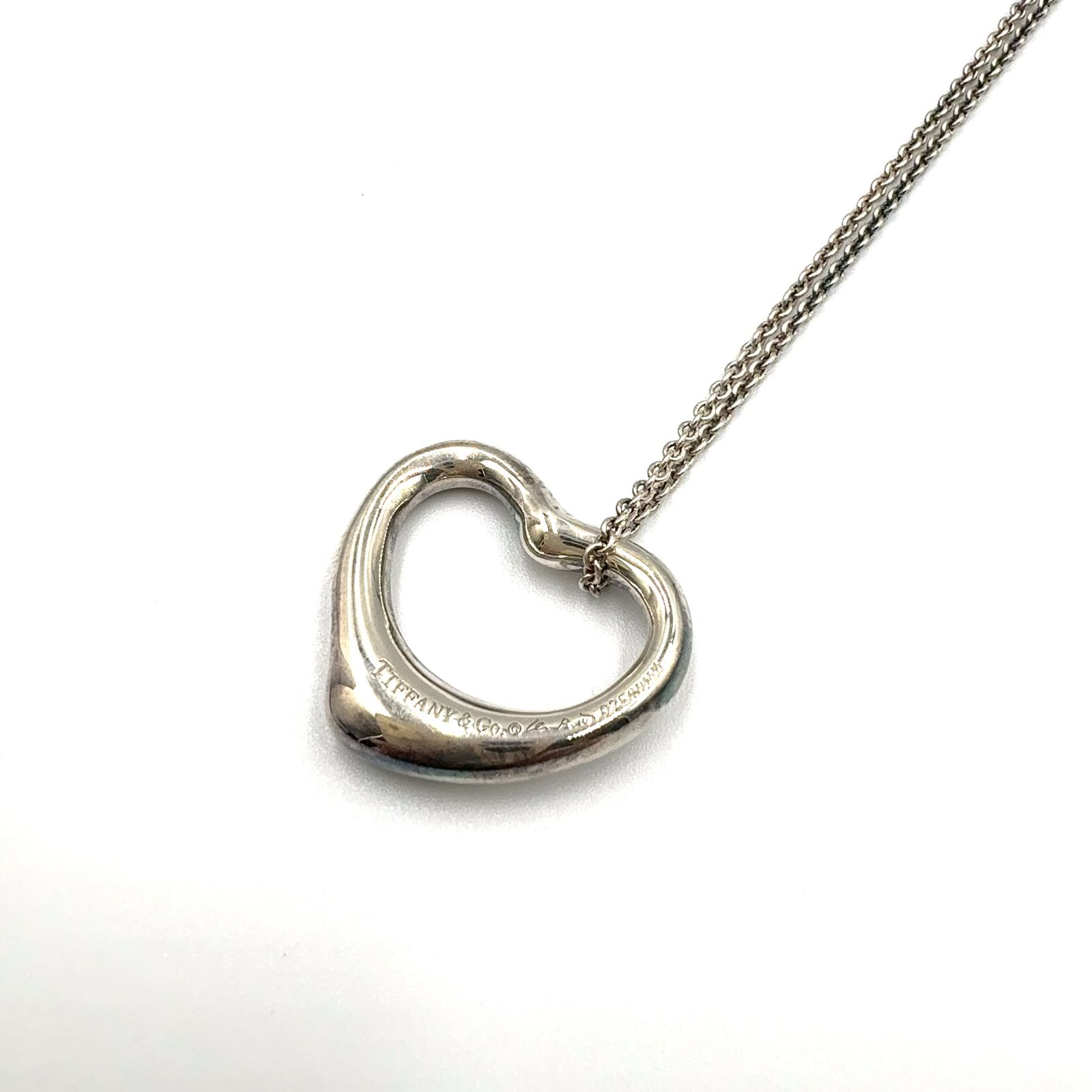 限定価格】TIFFANY & Co. オープンハート SV925 シルバー ネックレス 