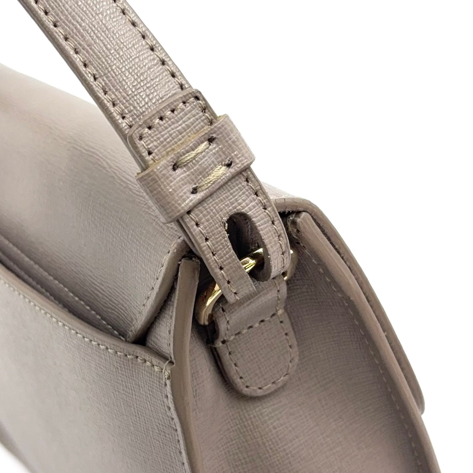 限定価格】FURLA メトロポリス 2WAYショルダー レザー グレー 