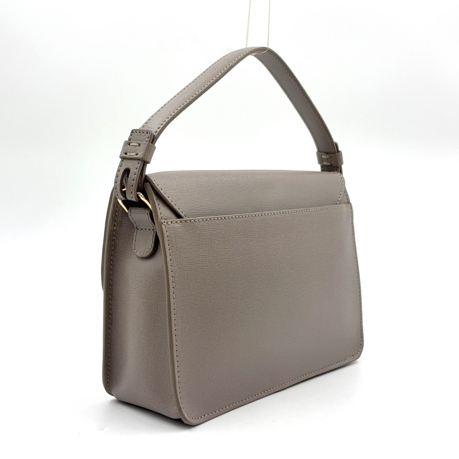 限定価格】FURLA メトロポリス 2WAYショルダー レザー グレー 