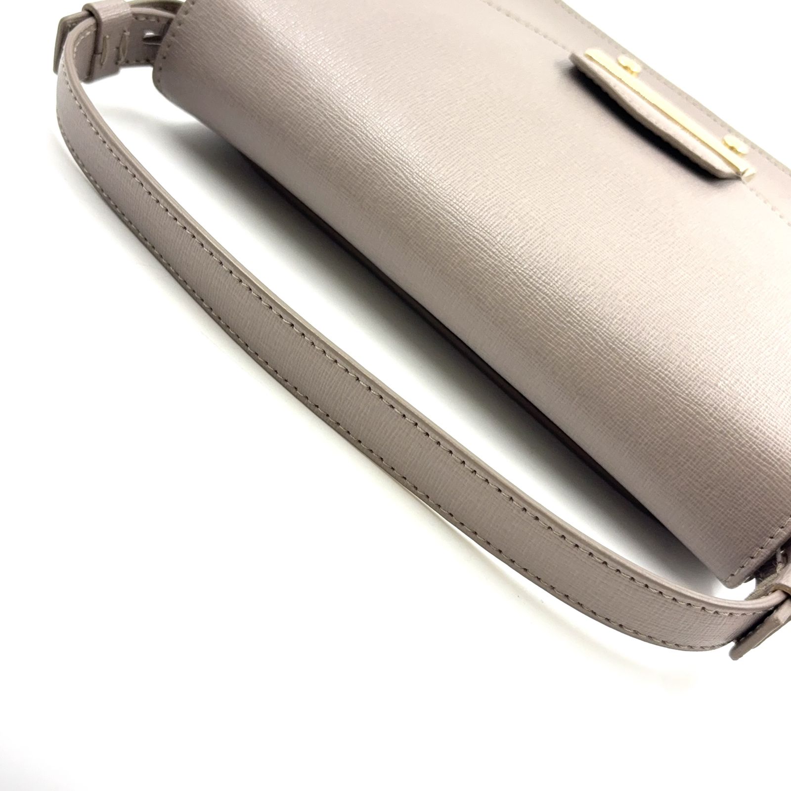 限定価格】FURLA メトロポリス 2WAYショルダー レザー グレー 