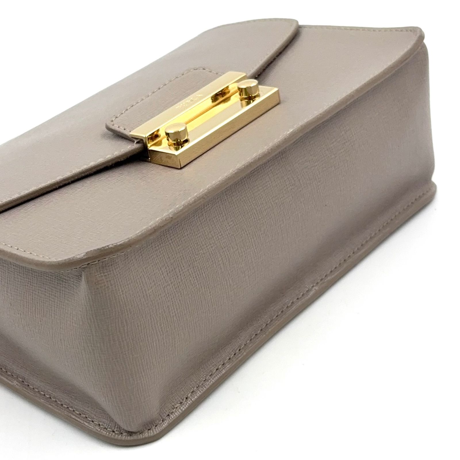 限定価格】FURLA メトロポリス 2WAYショルダー レザー グレー 