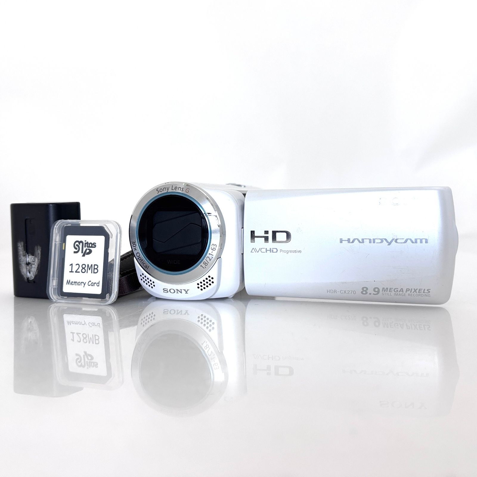 ソニー】SONY HDR-CX270V デジタルビデオカメラ +バッテリー、SDカード 