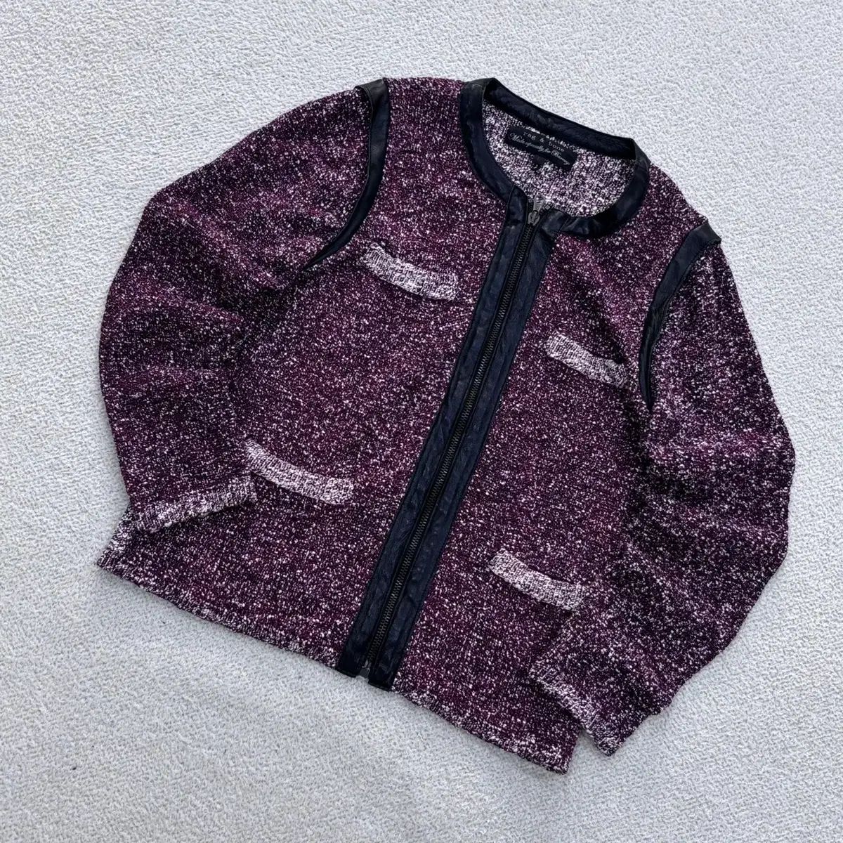 S rag&bone レディース 紫 ツイード ジャケット 0518Y