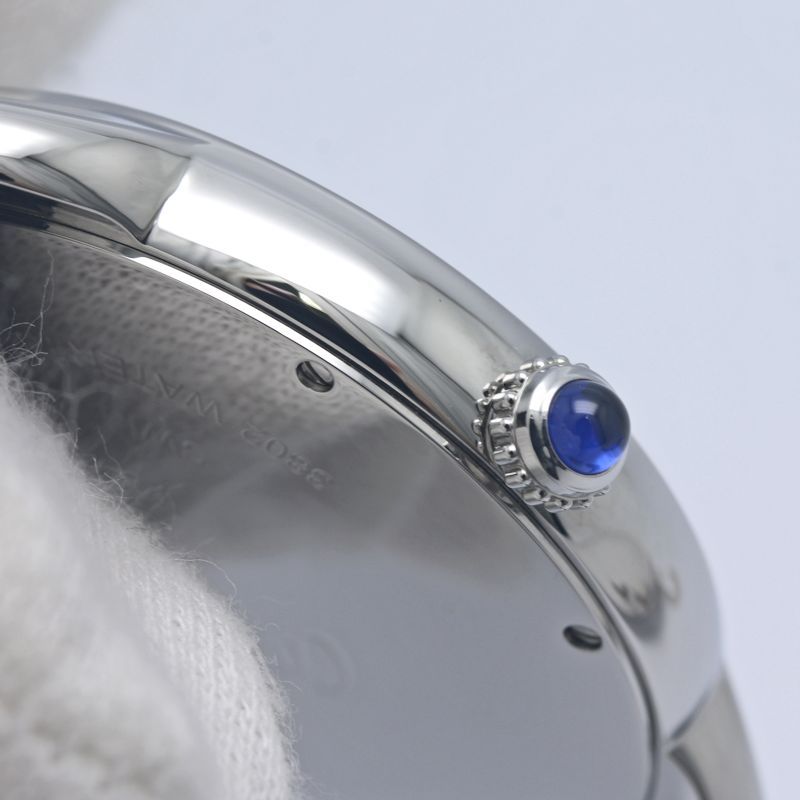 CARTIER カルティエ ロンドソロ XL WSRN0022 【正規店購入/磨き済/新品ベルト】【中古】腕時計 メンズ ステンレススチールx牛革 /40389