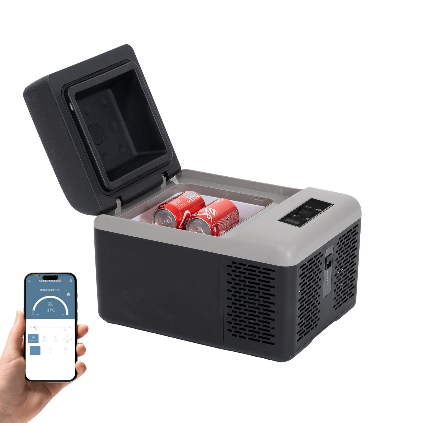 Alpicool ポータブル冷蔵庫 車載冷蔵庫 車載冷蔵冷凍庫 C12P 12L 12