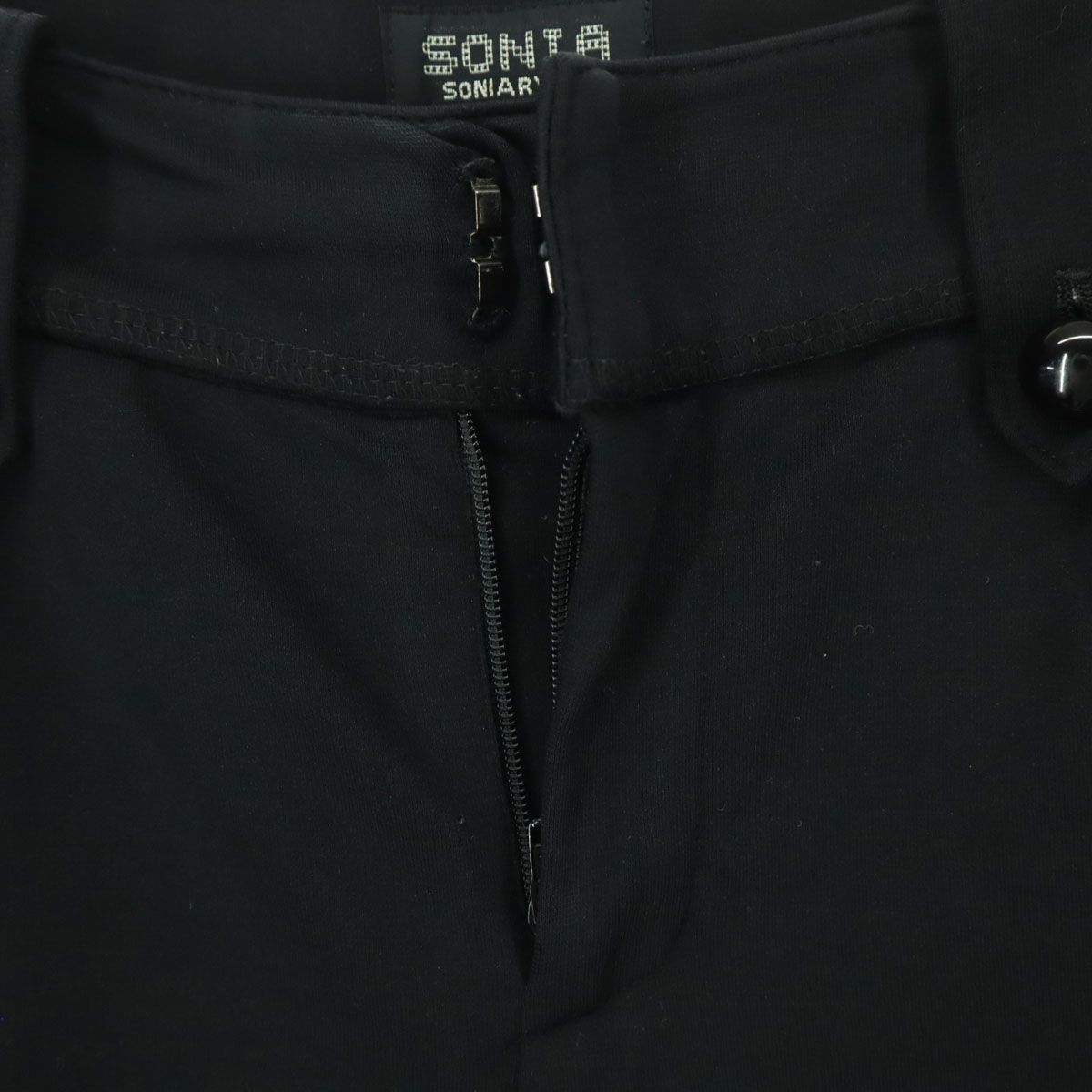 Sonia Rykiel ソニアリキエル ワイドパンツ 38 ブラック レディース 