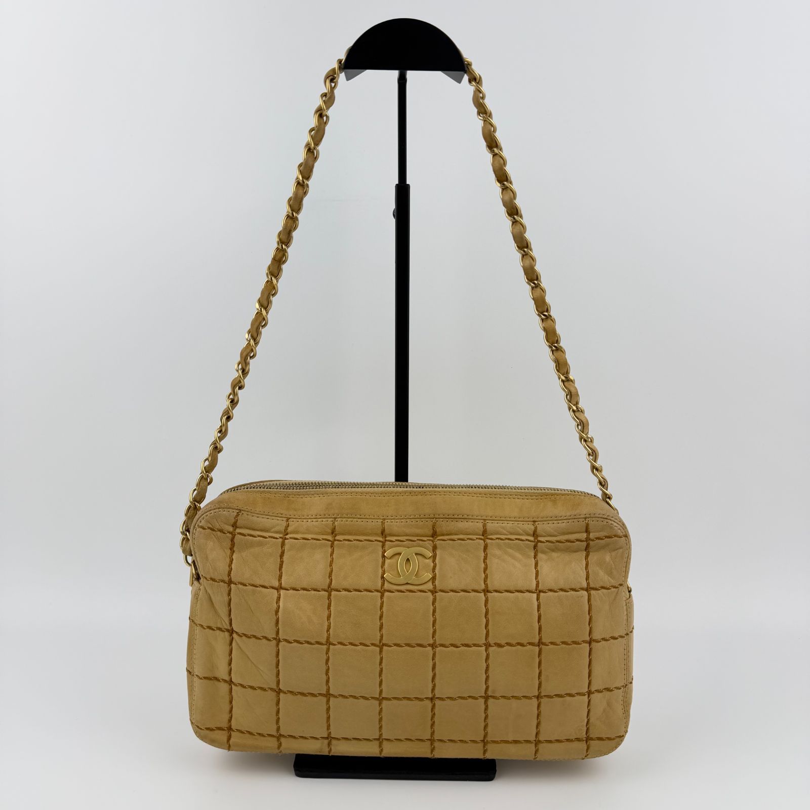 中古】CHANEL シャネル ココマーク ワイルドステッチ チョコバー
