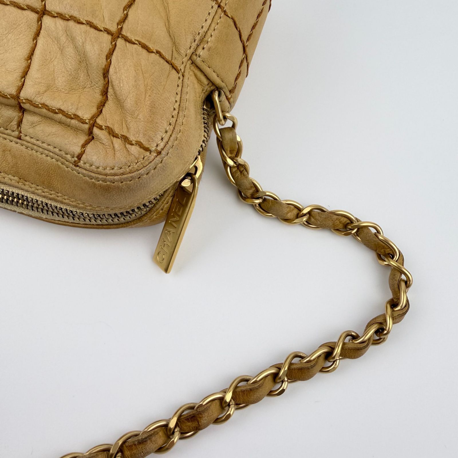 中古】CHANEL シャネル ココマーク ワイルドステッチ チョコバー