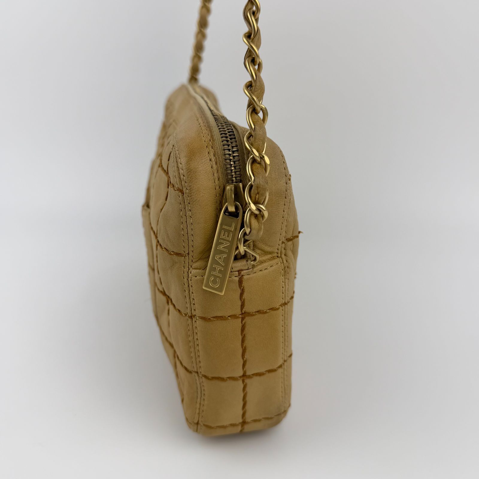 中古】CHANEL シャネル ココマーク ワイルドステッチ チョコバー