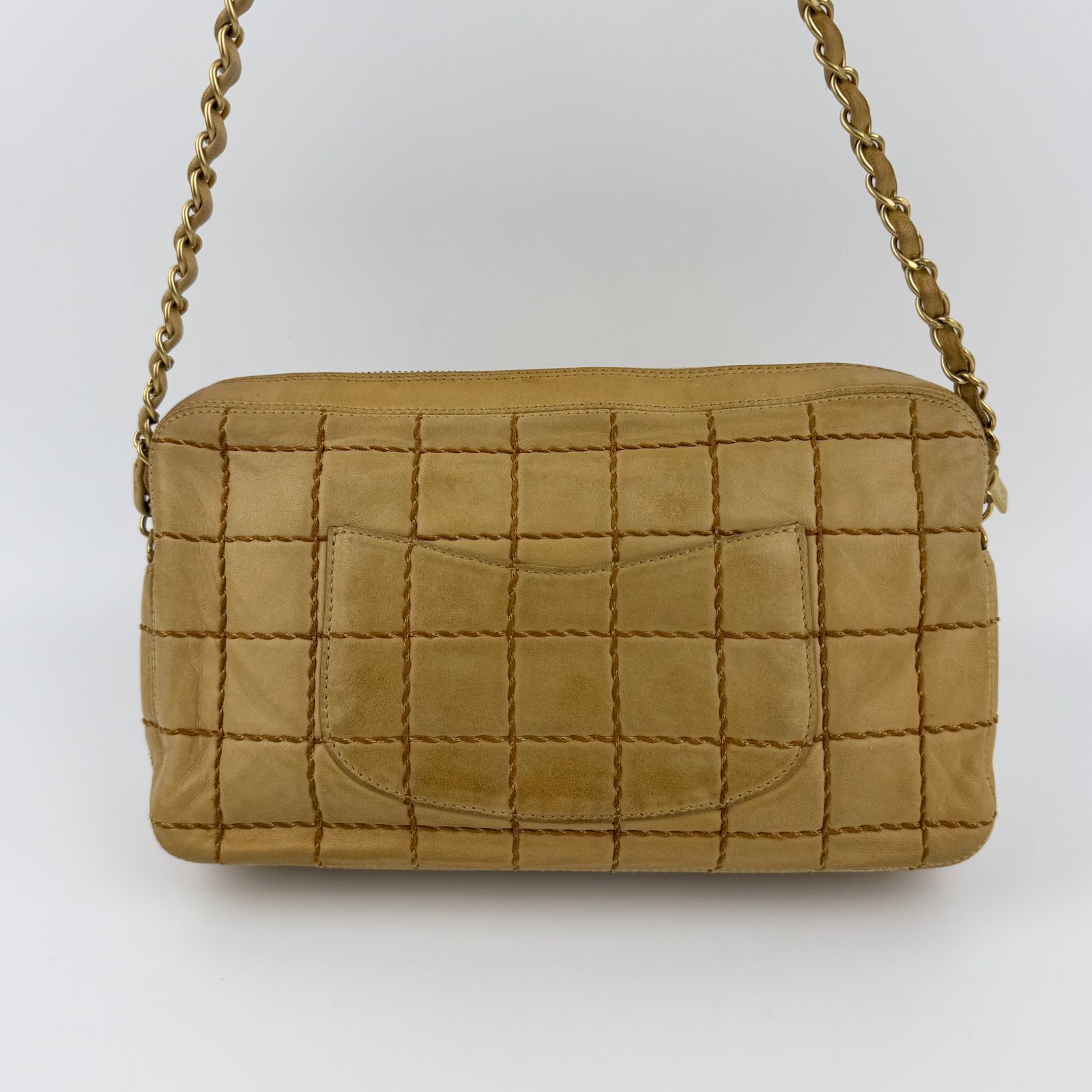 中古】CHANEL シャネル ココマーク ワイルドステッチ チョコバー