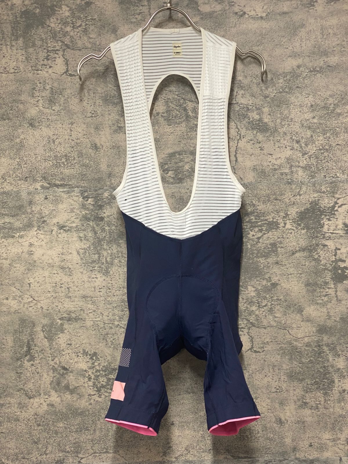 KE389 ラファ Rapha BREVET BIB SHORTS ビブショーツ XS 紺 傷み多