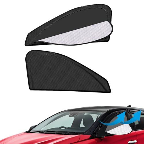 強化版 マツダ との互換性あり CX-5 サンシェード マグネット式 サイド用 車窓日よけ 車中泊 車種専用 2in1一体式 カーシェード 遮光 メッシュカーテン 車内の目隠 防蚊 日除け 通気性 UVカット 紫外線カット 虫よけ 折り畳み式 63eb5f6b