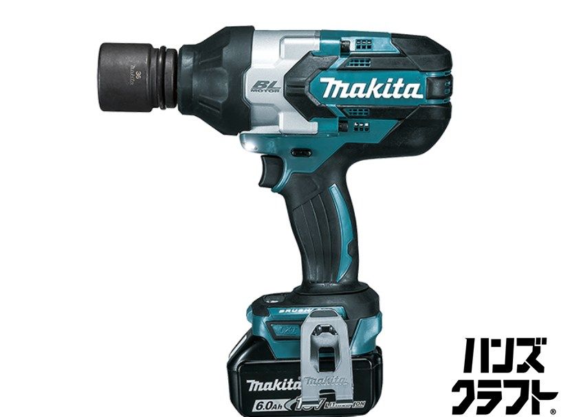 ★マキタ makita 18V 充電式インパクトレンチ TW1001DRGX 18V6.0Ah×2 充電器付 角19mm ※ソケット別売品 フルセット品 未使用 純正品 35,750円