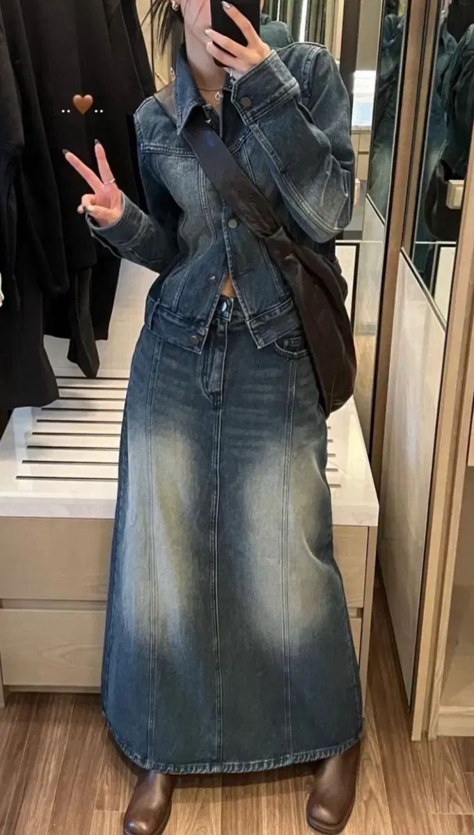 (新品)TREEMINGBIRD デニム セットアップ insicion denim set up