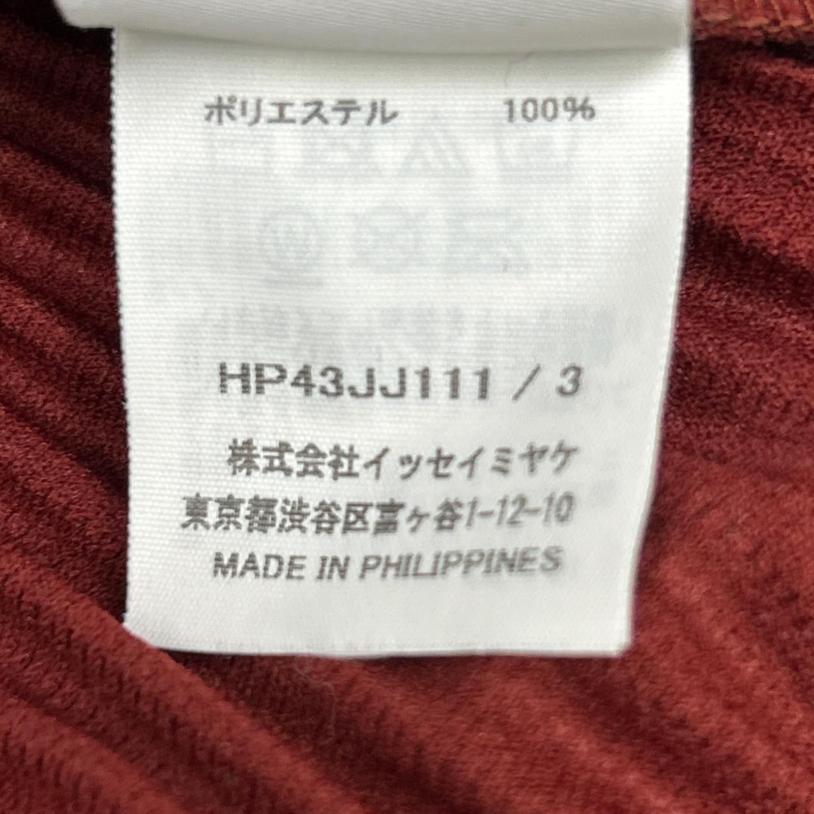 HOMME PLISSE ISSEY MIYAKE オムプリッセ イッセイミヤケ HP43JJ111 
