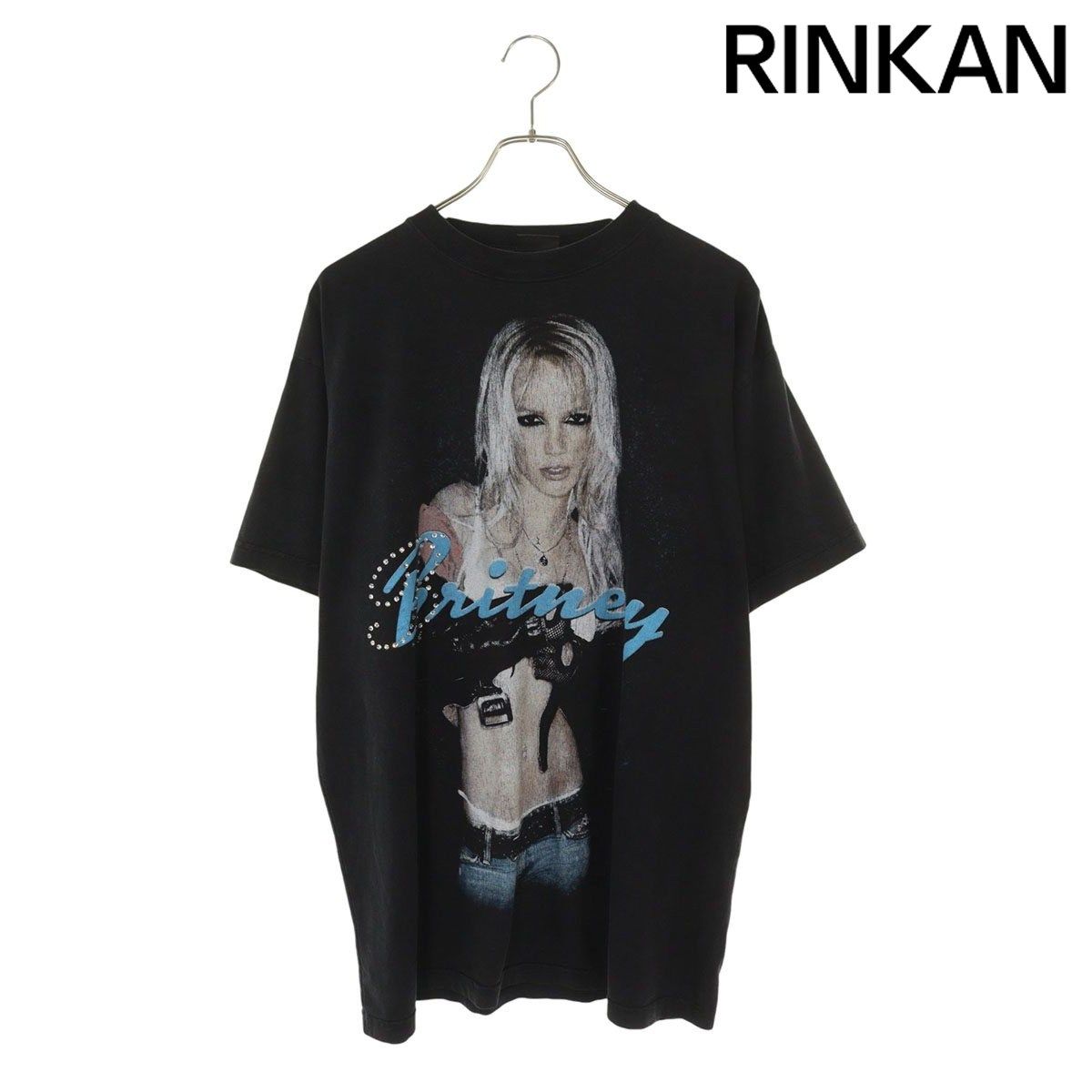 バレンシアガ 850345 TTVJ6 Britney SpearsプリントTシャツ メンズ XS