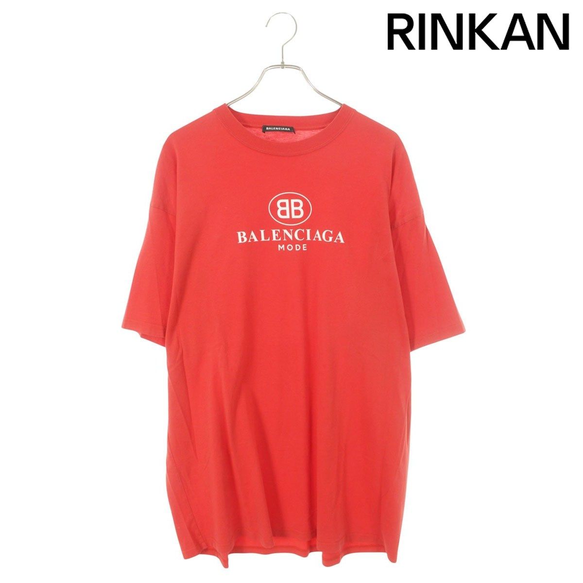 バレンシアガ TYK23 6540 BBロゴプリントTシャツ メンズ L